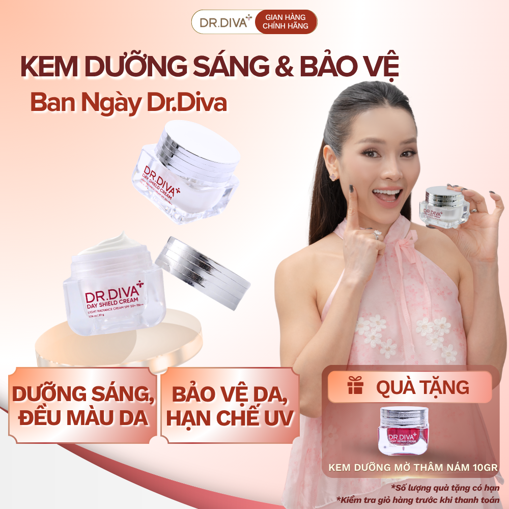KEM DƯỠNG BAN NGÀY DR.DIVA – DAY SHIELD CREAM (30g) 